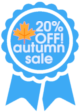 20% off autumn sale